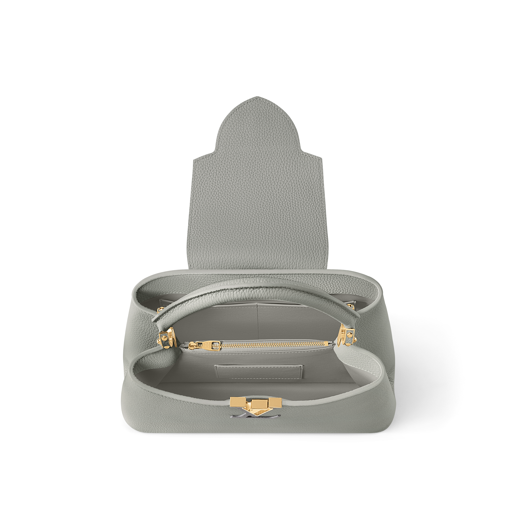 ルイヴィトン カプシーヌ型 グレー ルイヴィトン/ハンドバッグ/カプシーヌMM/グレー/トリヨンレザー（皮革